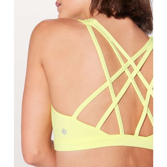 lululemon athletica Other - Lululemon Free To Be Serene Bra
Sheer Lemon Size 12